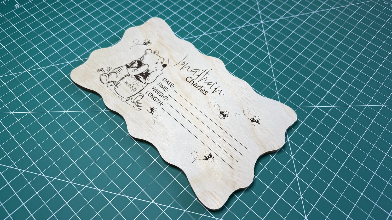 SMALL BABY ANNOUNCEMENT PLAQUES $10